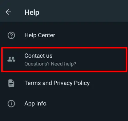 How to fix WhatsApp Status Disappeared Before 24 Hours - Contact support