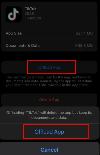 How to Fix TikTok GIFs Not Working - clear cache iOS