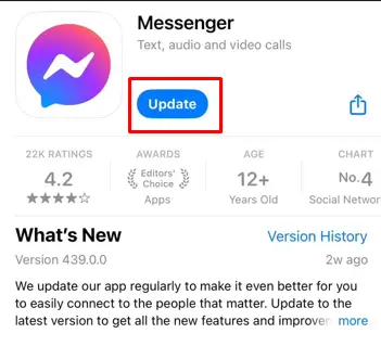 How to Fix TikTok Not Opening from Messenger - update Messenger