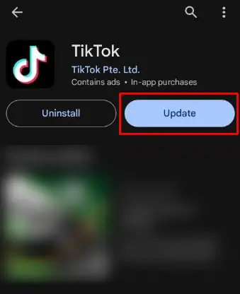 Fixes for Fix Filter Not Available in Your Region/Location on TikTok - update the app