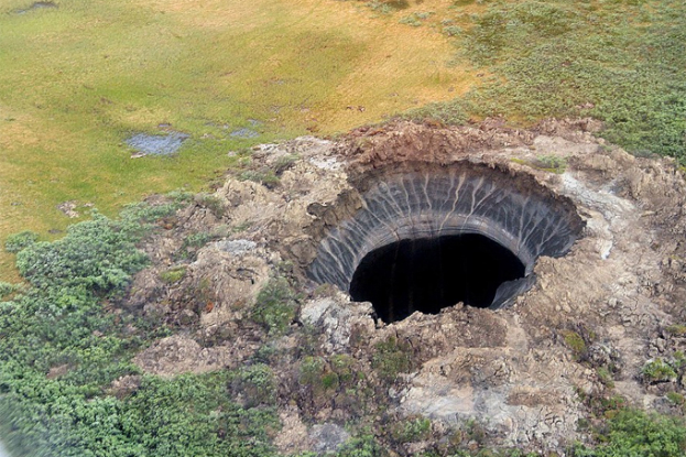 Scientists Have Finally Climbed to The Bottom of One of Siberia's Mysterious Holes 2 Yamal Crater One web